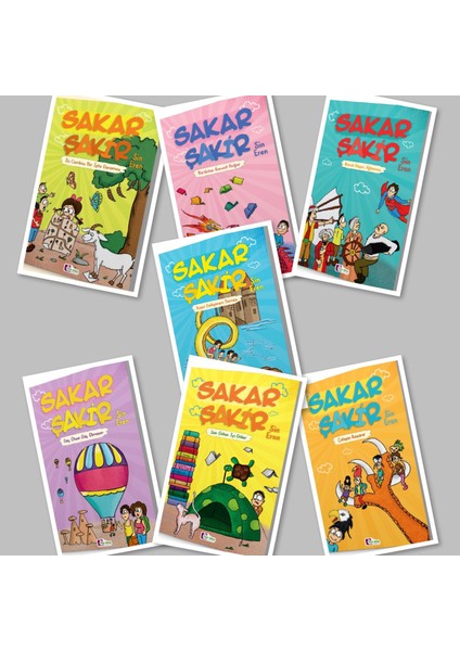 5.sınıf Okuma Kitapları, Sakar Şakir Seti (7 Kitap)