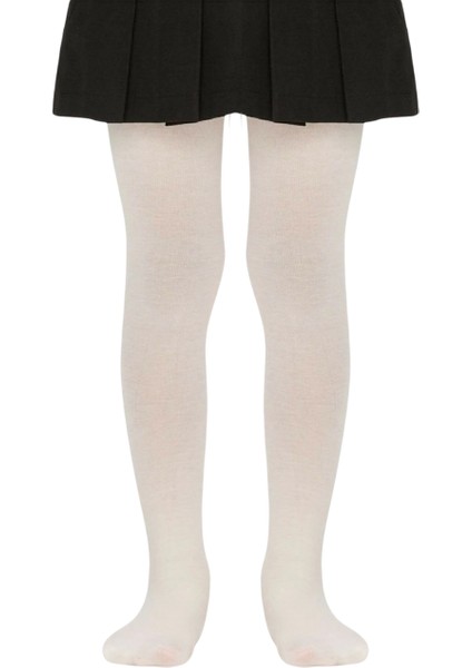 Kız Çocuk 3'lü Micro 50 Den Siyah-Beyaz-Beyaz Mus Külotlu Çorap fiyatları