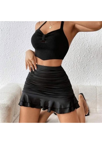 Fırfırlı Mini Etek