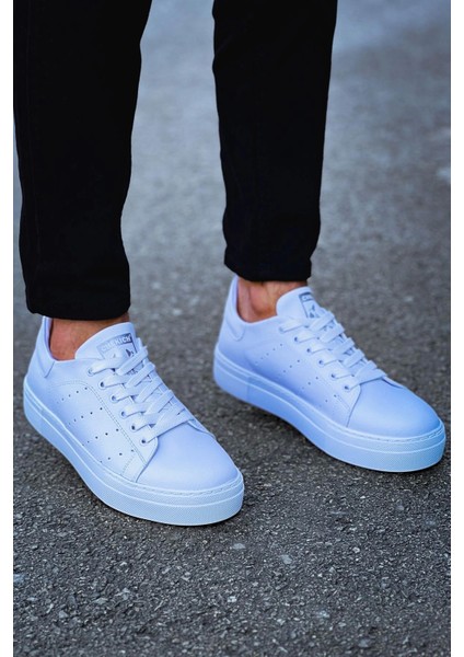 SHO983 Bağcıklı Rahat Taban Cbt Tennis Erkek Ayakkabı Beyaz modelleri