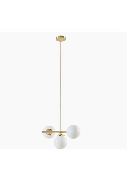 Mylights Eskitme Kaplama Üçlü Modern Spor Plofonyer Tavan Acize Opal Camlı E27
