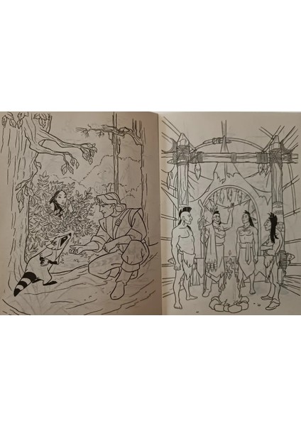 Pocahontas Boyama Kitabı (Küçük Boy)