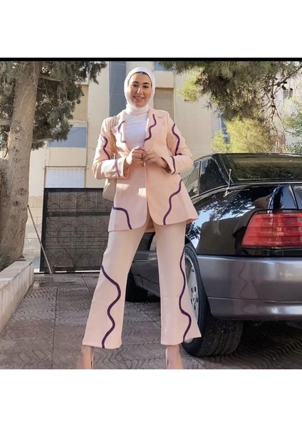 Biyeli Ceket Pantolon Takım