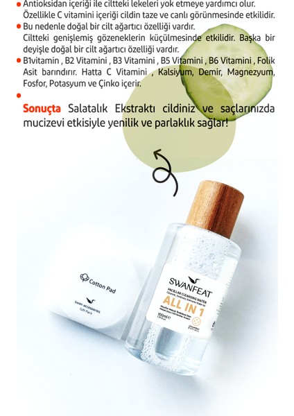 All In 1 Arındırıcı Canlandırıcı Alkolsüz Micellar Makyaj Temizleme Suyu 250ml