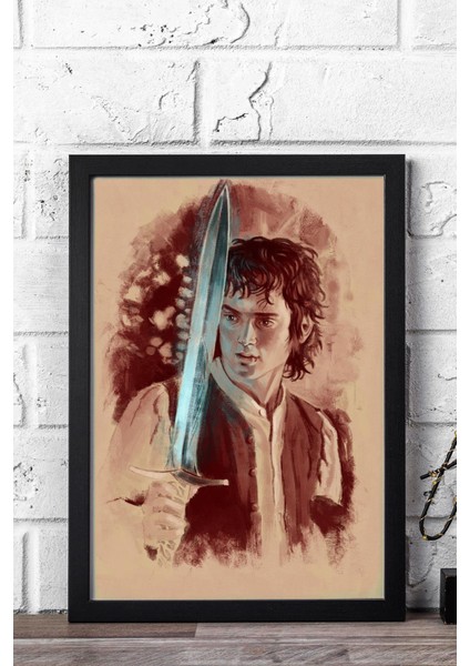 Yüzüklerin Efendisi Çerçeveli Tablo - Frodo Baggins Posteri Tablo