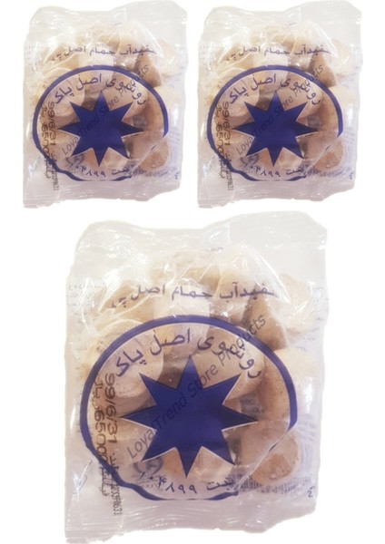 3 Adet Orijinal Paket 400 gr Ruşur Taşı 13-17 gr Arası