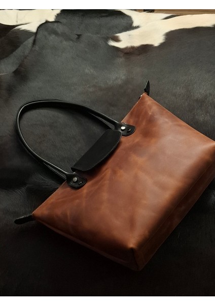 Omuz Çantası Hakiki Deri El Yapımı Büyük Boy Kadın Çantası fırsatları