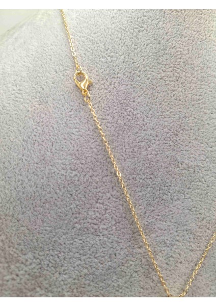 Altın Renk T Harfi Kolye modelleri