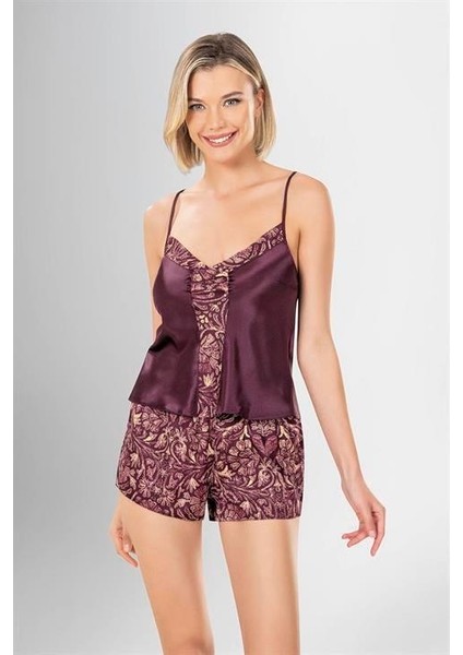 Aria's Closet 3'lü Şort Takımı Desenli