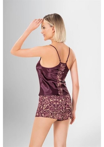 Aria's Closet 3'lü Şort Takımı Desenli