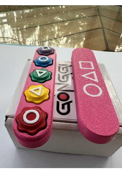 Pembe Kutulu, Çelik Bilyalı Squid Game 2 Gonggi 5 Taş Oyunu, Kalamar Oyunu Beş Taş,kore Oyunu modelleri