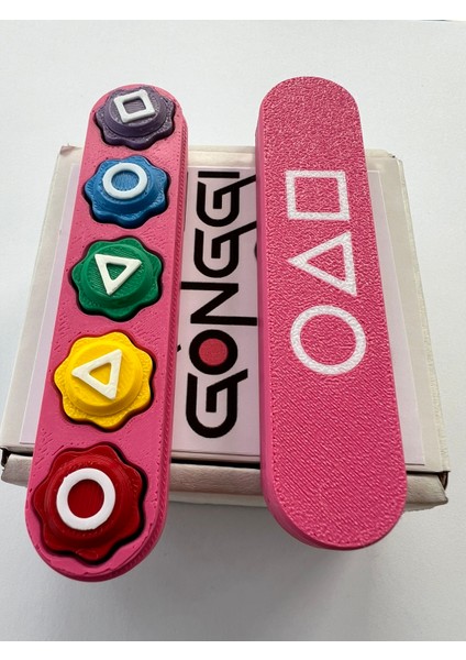 Pembe Kutulu, Çelik Bilyalı Squid Game 2 Gonggi 5 Taş Oyunu, Kalamar Oyunu Beş Taş,kore Oyunu indirimleri