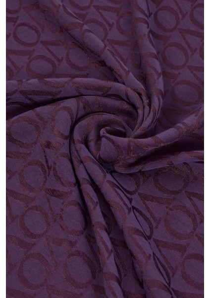 Jakarlı Monogram Şal 27042025-EFLATUN