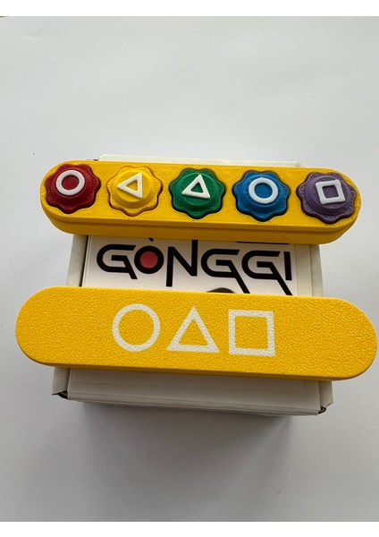 Sarı Kutulu,Çelik Bilyalı Gongi Squid Game 2 Gonggi 5 Taş Oyunu, Kalamar Oyunu,Beş Taş Oyunu,kore Oyunu fiyatları