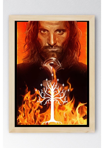 Yüzüklerin Efendisi Çerçeveli Tablo - Aragorn Posteri Tablo