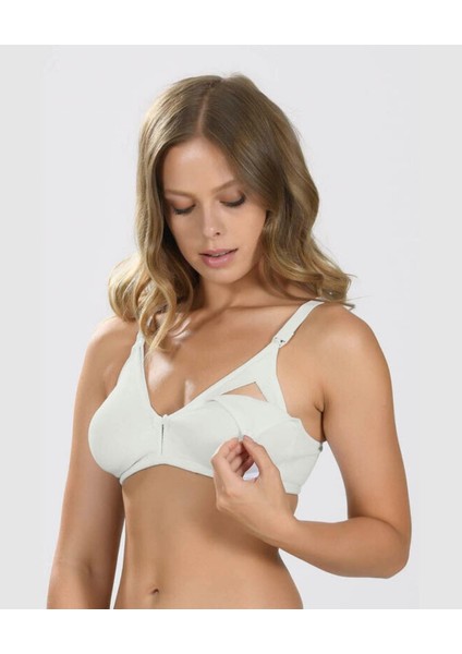 Pamuklu Dikişsiz Kapsız Balensiz Seamless Emzirme Sütyeni -3581 fiyatları