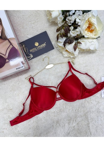 Le Jardin Monica Göğsü Şeritli Mikro Push-Up Arkası Ip Detaylı Sütyen - 7008