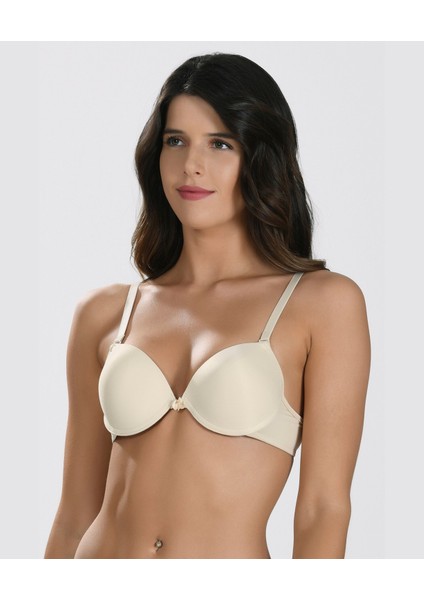 Nbb Destekli Push-Up Balenli V Yaka Kesim Cuplı Basic Sütyen- 3529 modelleri