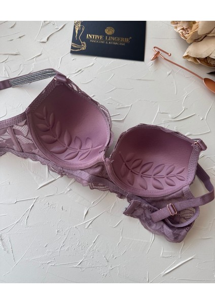 Jasmine Askıları Parlak Taşlı Hafif Destekli Dantelli Soft Cup Ithal Sütyen (B-C Cup) fırsatları