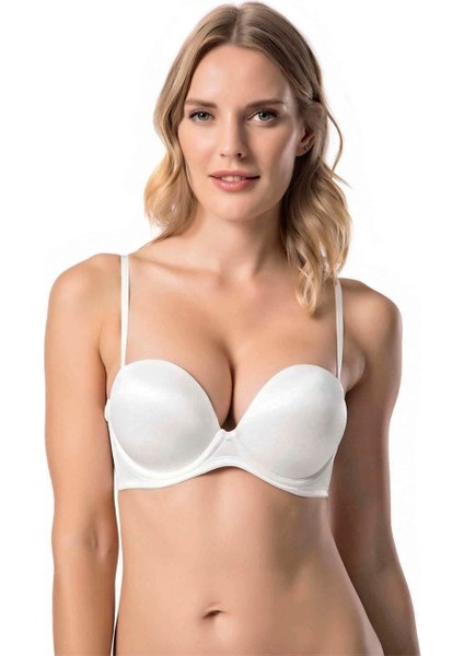 Le Jardin Blanche Double Push-Up Silikonlu Askılı/askısız Sütyen -7036