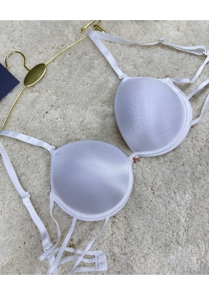 Le Jardin Valeria Biyeli Taşlı Mikro Push-Up Arkası Ip Detaylı Sütyen - 7007 modelleri