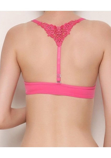Nbb Arkası Dantelli Önden Klipsli Push-Up Sütyen -3190