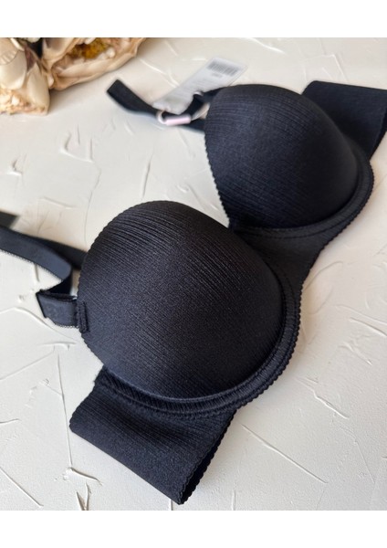 Samanta Balenli Desteksiz Lazer Kesim Parlak Kumaşlı Ithal Sütyen -42 modelleri