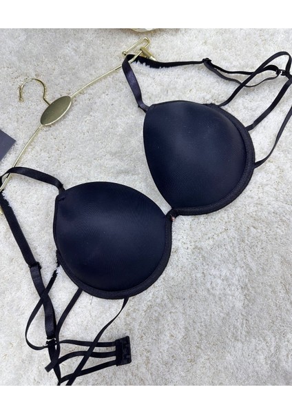 Le Jardin Valeria Biyeli Taşlı Mikro Push-Up Arkası Ip Detaylı Sütyen - 7007 indirimleri