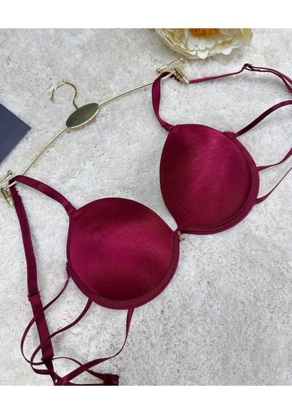 Le Jardin Valeria Biyeli Taşlı Mikro Push-Up Arkası Ip Detaylı Sütyen - 7007 fiyatları