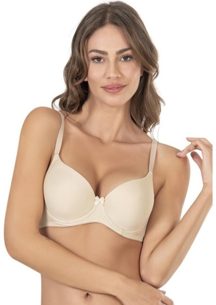 Nbb Mikro Kaplı Balenli Desteksiz Basic Sütyen (Ten, Siyah, Beyaz)- 3505 modelleri