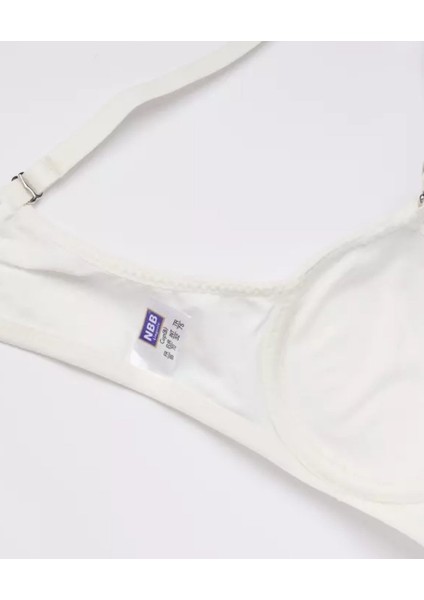 Nbb Hafif Destekli Dantelli Balenli Soft Cup Klasik Kesim Sütyen- 3591 fiyatları