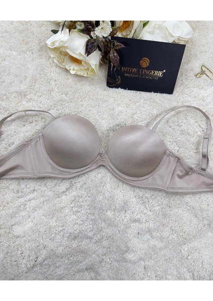 Le Jardin Blanche Double Push-Up Silikonlu Askılı/askısız Sütyen -7036