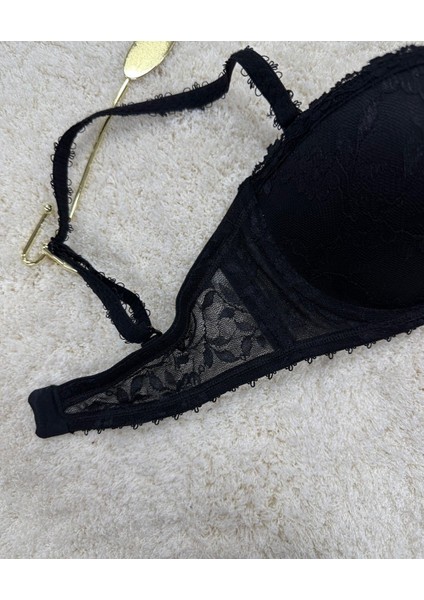 Le Jardin Charlotte Güpür Dantelli Balenli Desteksiz Silikonlu Sütyen -7001 fırsatları