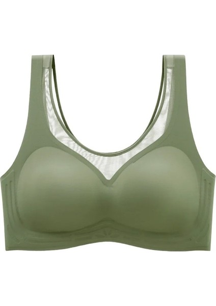 Isabel Tül Detaylı Ithal Dikişsiz Balensiz Ice-Silk Bralet-Spor Sütyeni -681
