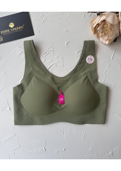 Isabel Tül Detaylı Ithal Dikişsiz Balensiz Ice-Silk Bralet-Spor Sütyeni -681 fiyatları