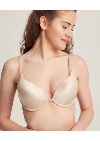 Le Jardin Valeria Biyeli Taşlı Mikro Push-Up Arkası Ip Detaylı Sütyen - 7007 fiyatları