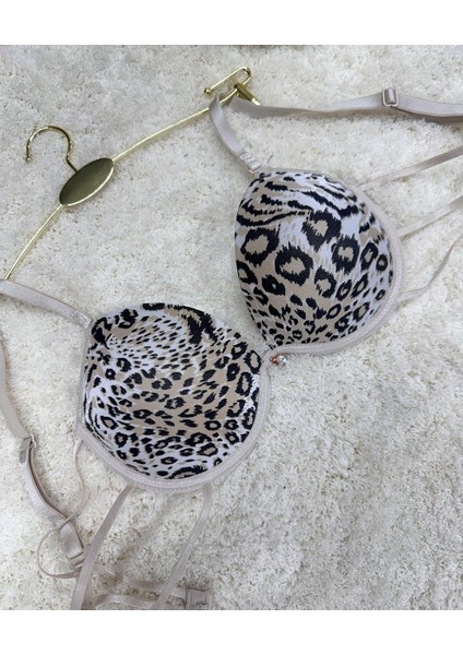 Le Jardin Valeria Biyeli Taşlı Mikro Push-Up Arkası Ip Detaylı Sütyen - 7007 fiyatları