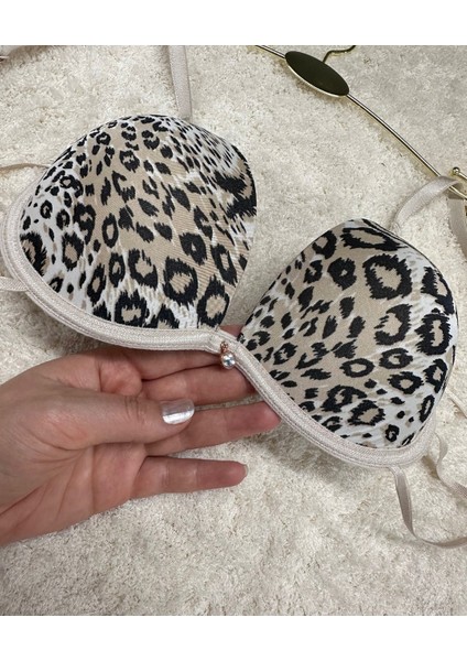 Le Jardin Valeria Biyeli Taşlı Mikro Push-Up Arkası Ip Detaylı Sütyen - 7007 fırsatları