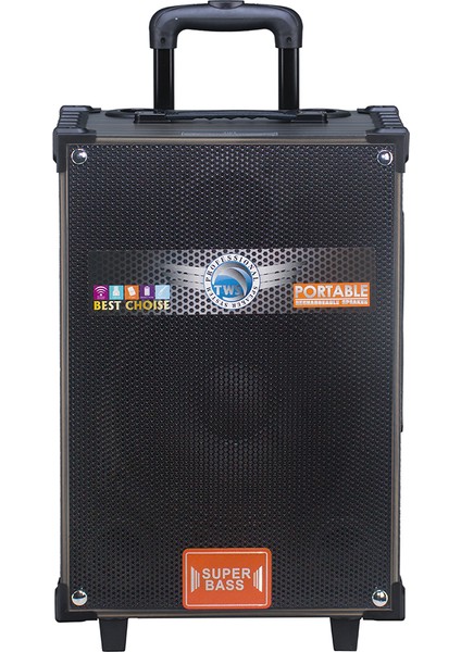 LT-910 Dijital LED Göstergeli Fm Radyolu Mikrofonlu Gitar Girişli Tws 10 Inç Stereo Bass Kablosuz Karaoke Hoparlör modelleri