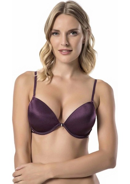 Le Jardin Valeria Biyeli Taşlı Mikro Push-Up Arkası Ip Detaylı Sütyen - 7007