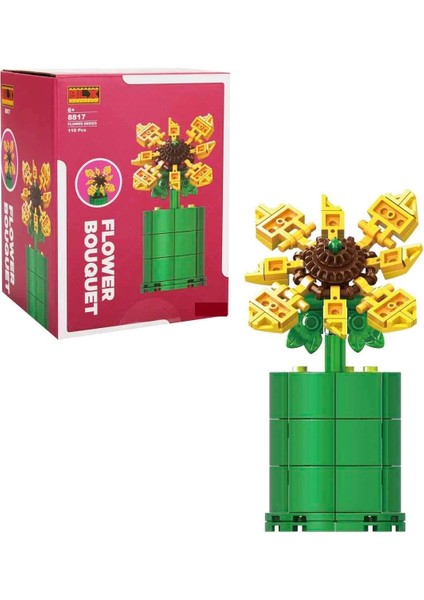 Ayçiçeği Buketi Yapı Blokları 110 Parça 88953