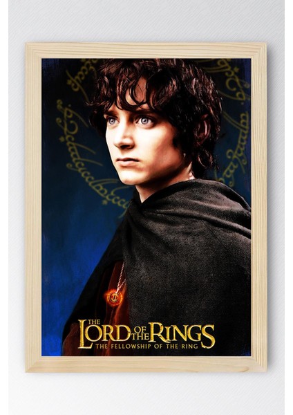 Yüzüklerin Efendisi Frodo Çerçeveli Tablo - Film Posteri Tablo
