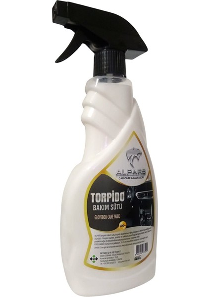 Torpido Bakım Sütü Torpido Temizleyici Parlatıcı Torpido Sütü 500ML
