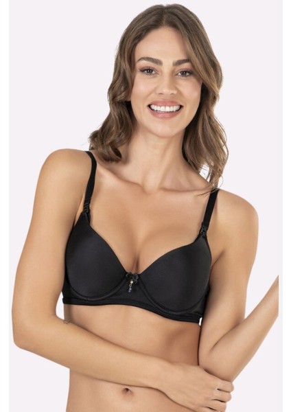 Kaplı Balenli Desteksiz Emzirme Sütyeni (Siyah, Ten, Beyaz) -3628 modelleri