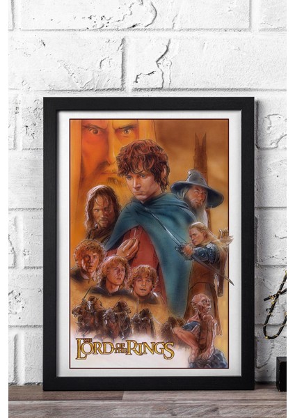 Yüzüklerin Efendisi Çerçeveli Tablo - Film Posteri Tablo