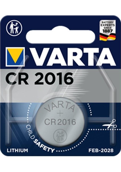 Varta CR2016 Lityum Pil (Tekli Paket Fiyatı) fiyatları