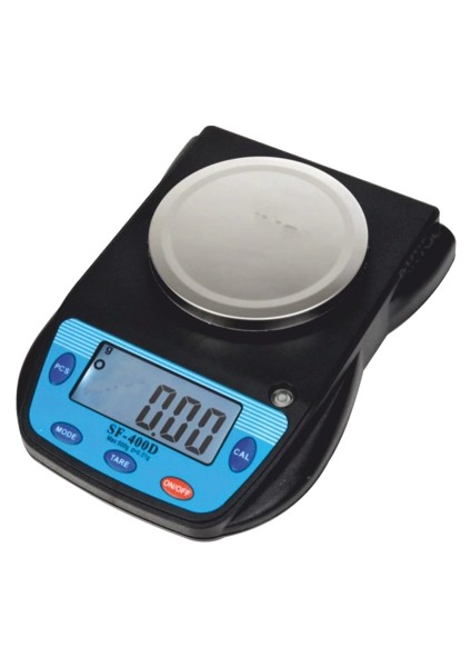 KRG02 LCD Dijital Göstergeli Elektronik Hassas Terazi SF-400D (500 Gr-0.01) (Mulvix)