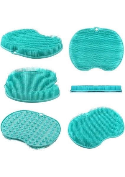 Mulvxurg URG02 Vantuzlu Banyo Sırt Fırçası ve Masaj Matı (Mulvix)