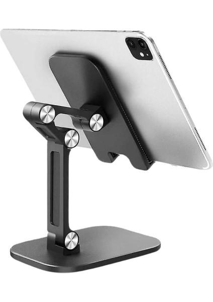 KRG02 Plastik Ayarlanabilir Kaydırmaz Taban Telefon Tablet Standı (Mulvix)