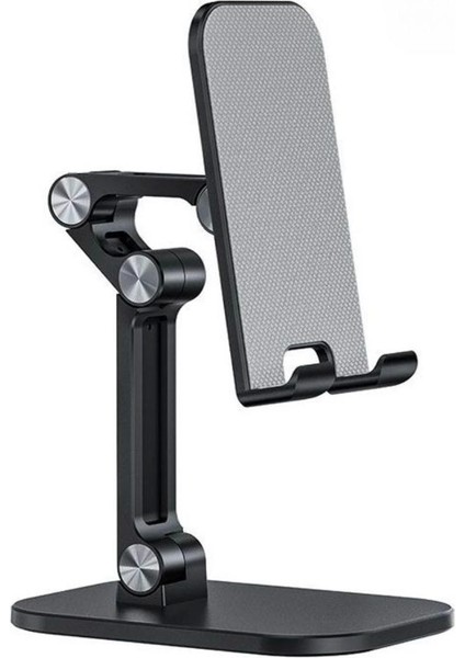 KRG02 Plastik Ayarlanabilir Kaydırmaz Taban Telefon Tablet Standı (Mulvix)